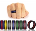 8MM Mens Silicone Rings Wedding Bands 